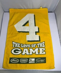 Green Bay Packers 4 The Love Of The Game-Game Day Giveaway Towel #4 Brett Favre - Picture 1 of 4