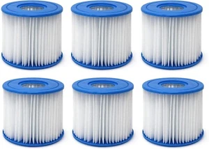 6 Pack Pool Filter for Type D/VII Filters Pump, Compatible with Intex D Type S1 - Picture 1 of 4