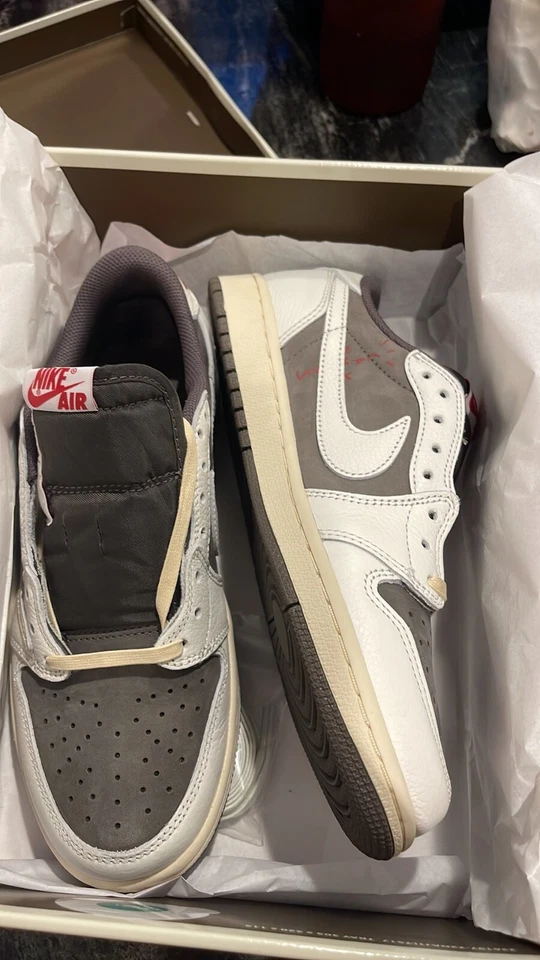 Size UK 7 - Jordan 1 OG Sample x Travis Scott Low Reverse Mocha - Image 1 of 1