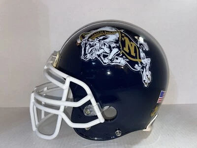 Casco de fútbol americano trofeo grande NAVY MIDSHIPMEN USMC NCAA Riddell VSR-4 Foto 1 de 4
