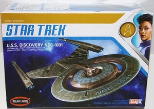Star Trek U.S.S. Discovery NCC-1031 Kit Modelli 2019 Luci Polari NUOVO SIGILLATO - Foto 1 di 2