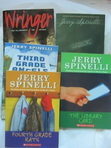 Lot of 5~Jerry Spinelli-Newbery~4th Grade Rats Library Wringer Loser~RL4~LBDSB - Picture 1 of 7