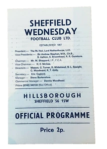 SHEFFIELD WEDNESDAY V DARLINGTON -LEAGUE CUP RD 1 REPLAY- 3/9/1975 -REPLICA COPY - Picture 1 of 1