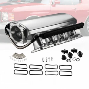 102mm LS1 LS2 LS6 Low Profile Intake Manifold w/ MAP Sensor Port & Fuel Rails - Foto 1 di 5