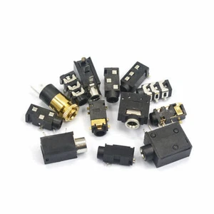 Headphone Socket 3.5MM Audio And Video Female Socket Stereo Dual Channel 3F07 - Picture 1 of 32