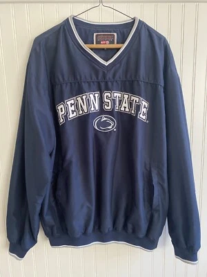 Penn State University Jacket Men's Sz Large Colosseum Pullover Windbreaker Lined - Image 1 of 4