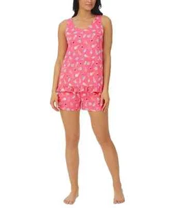 Cuddl Duds Women's 2-Pc. Printed Boxer Pajamas Set, Size Large - Picture 1 of 1