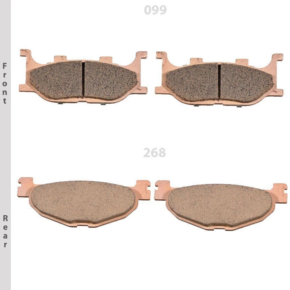 Compatível com pastilhas de freio Yamaha CP250 Morphus '06-08 sinterizadas GOLDfren 099S33-268AD - Imagem 1 de 1