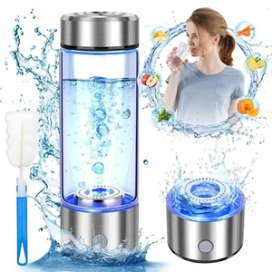 Portable Hydrogen Rich Generator Water Cup Alkaline Ionizer Maker Bottle - Picture 1 of 7