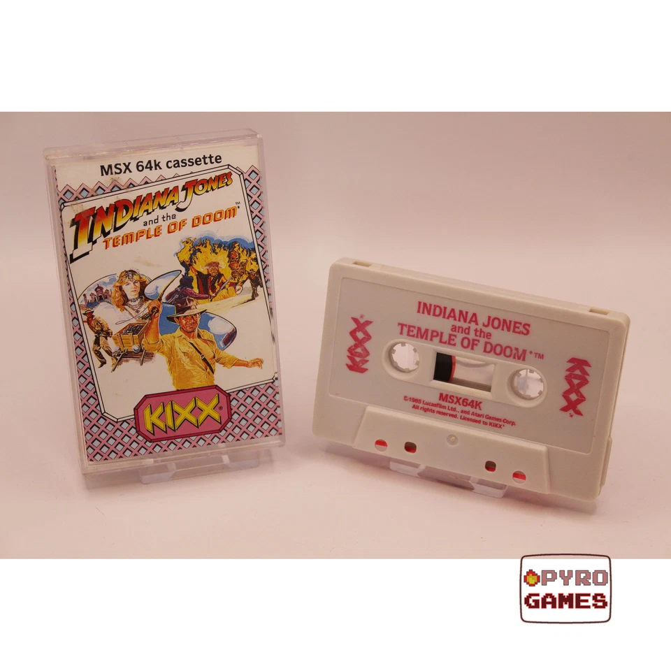Indiana Jones and the Temple of Doom - Kixx - MSX (64k) - Image 1 of 1