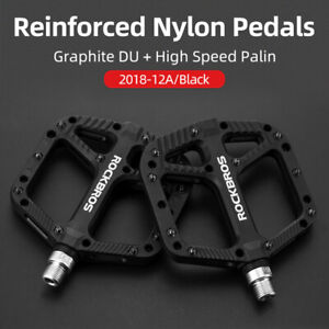 ROCKBROS Mountain Bike Pedals Nylon Composite Bearing 9/16" MTB Bicycle Pedals