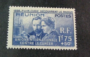 Reunion Briefmarke Scott # B4 Curie Ausgabe 1938 postfrisch L727 - Bild 1 von 1