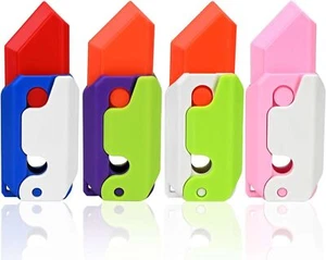 4Pcs Fidget Toy 3D Printed Gravity Carrot Knife, Sensory Gifts for Adults Kids - Picture 1 of 13