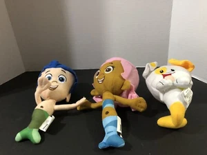 Bubble Guppies Gil, Molly, Bubble Puppy 4 Plush Doll 10" - Picture 1 of 4