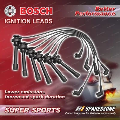 Bosch Super Sport Ignition Leads for Mitsubishi Pajero NK NL NM NP 3.0 3.5 96-04 - image 1 of 2
