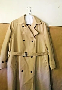 New Never Worn Vintage Double Breasted Etienne Aigner Raincoat Coat Size 6 - Picture 1 of 12