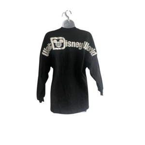 Walt Disney World Spirit Jersey Black Long Sleeve Est 1971 Theme Park Merch - Picture 1 of 5