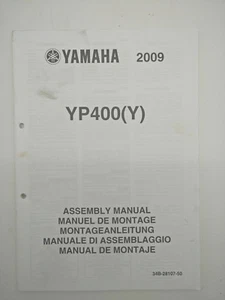 Yamaha Motorbike YP400(Y) Assembly Manual. 1st ed., January 2009 - Bild 1 von 3
