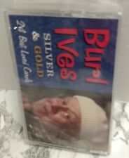 Burl Ives Silver & Gold Cassette,24 Best Loved Carol's,New!