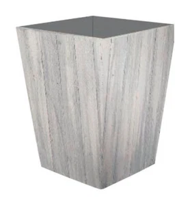 16" Square X 18" H Resin Planter Garden Outdoor Pots Box Wood-Look Finish Decor - Picture 1 of 1