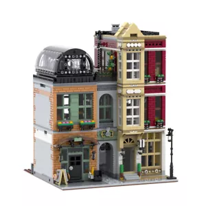 Modular Street with Tailor's Store, Stationery Store & Apartment 3680 Pieces New - Picture 1 of 7