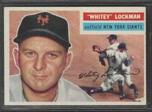 1956 TOPPS # 205 WHITEY LOCKMAN NEW YORK GIANTS NM O/C - Picture 1 of 2