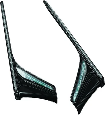 L.E.D. Tiras de luces traseras verticales 12-17 GL1800 lente de humo negro brillante Kur. 3247 Foto 1 de 3