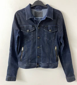 Diesel Denim Jacket Stretch Dark Blue Women's size XS - - Picture 1 of 15