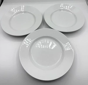 Pottery Barn Great White Rimmed Salad Luncheon Plates - Picture 1 of 9