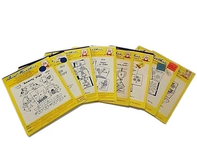 Lot Of  8 Aunt Martha Hot Iron Transfers Embroidery Fabric  - Image 1 of 4