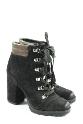 SAM EDELMAN Patucos con cordones Mujeres Botines Talla EU 37 negro look casual - Imagen 1 de 4