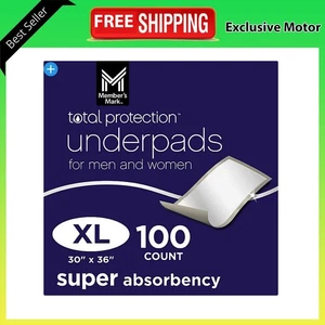 Member's Mark Total Protection Underpads Extra-Large, 30" x 36" 100 ct. - Picture 1 of 4