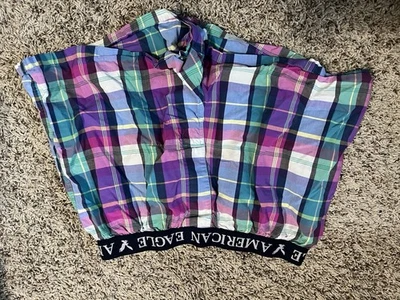 Pantalones cortos para dormir American Eagle Outfitters para mujer talla mediana Foto 1 de 3