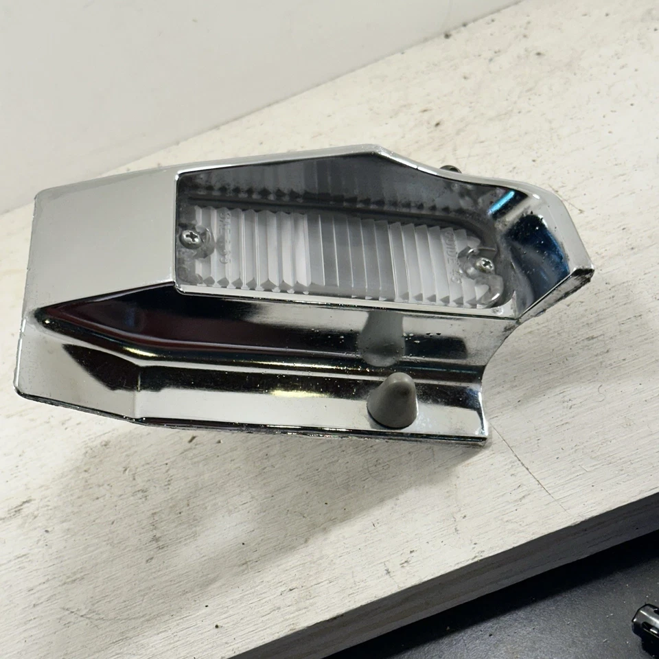 Used OEM 5956195 GM 1965 BUICK ELECTRA LESABRE WILDCAT LH Chrome BACK UP LIGHT - Image 1 of 4