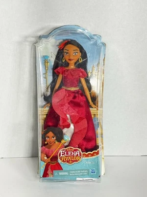 Muñeca y cetro Hasbro Disney Elena of Avalor 11" 2015 nuevo en caja paquete desgaste Foto 1 de 4