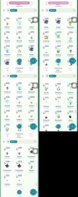 Pokémon Go Acc Level 58 +44 Shiny +2.5m Stardust - Bild 1 von 4