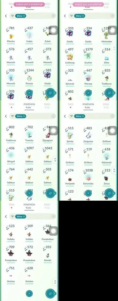 Pokémon Go Acc Level 58 +44 Shiny +2.5m Stardust - Bild 1 von 4