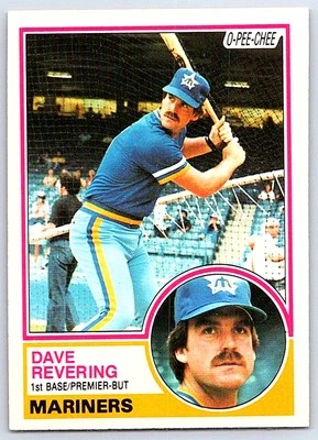 1983 O-Pee-Chee Dave Revering Seattle Mariners #291 - Image 1 of 2