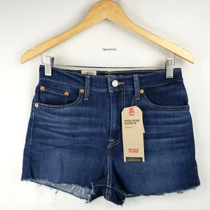 LEVI'S High Rise Waist Hypersoft Slim Fit Cutoff Denim Jean Short $45 [Sz.28/29] - Picture 1 of 7