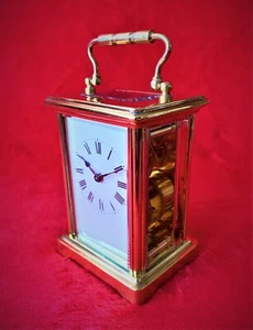 Antique French Mechanical Carriage Clock Early 20th Century - Picture 1 of 11