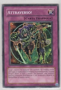 Carta YUGIOH-Attraverso!-FOTB-ITA-LP-Common 1.Ed - Imagen 1 de 1