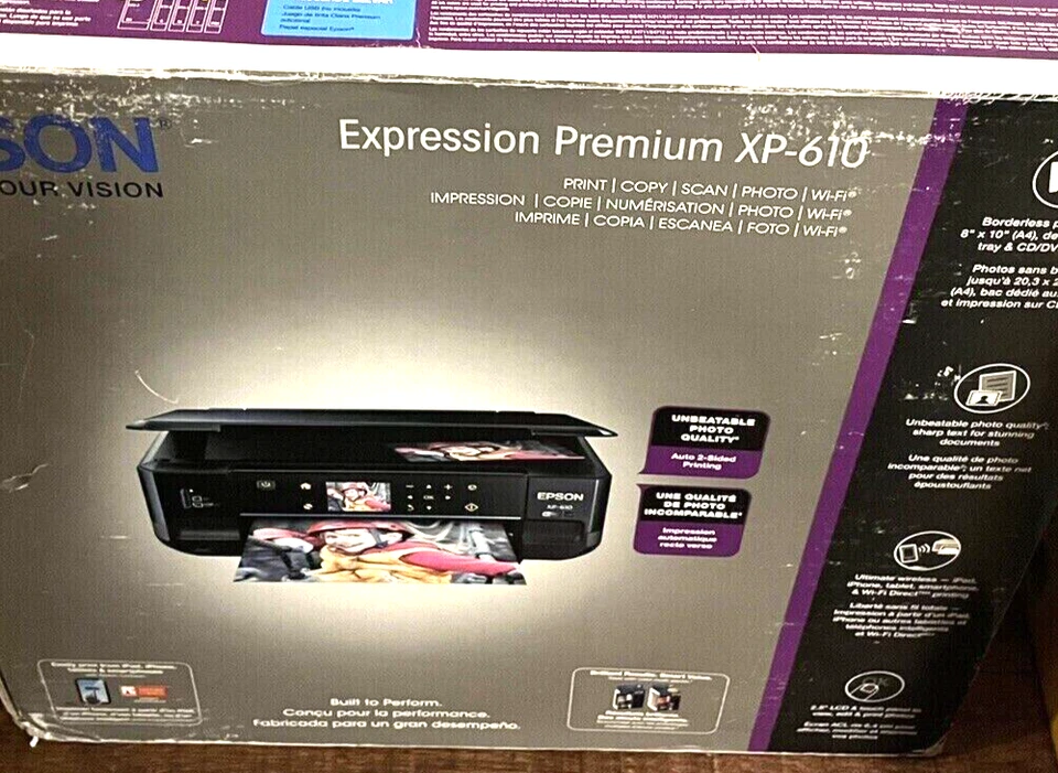 BRAND NEW Epson Expression Premium XP-610 Printer - Image 1 of 1