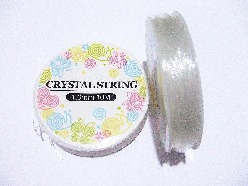 10mt/rotolo di filo in silicone elastico 1mm x bracciale bijoux - Immagine 1 di 1