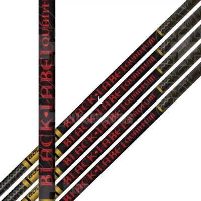 Gold Tip Black Label Quantum Archery Arrow Carbon Shafts (12 Pk) - image 1 of 3
