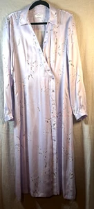 EQUIPAMIENTO Vestido Mujer Estampado Floral Seda Talla L Lavanda Con Botones Mangas Midi - Imagen 1 de 17