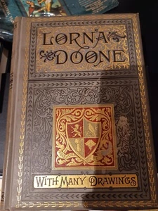 1889 Lorna Doone Romance Exmore Hard Bound With Many Drawings - Picture 1 of 17