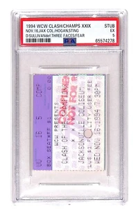 WCW CLASH OF THE CHAMPIONS XXIX 29 ticket stub PSA Pop 1 Hulk Hogan & Sting 1994 - Picture 1 of 4