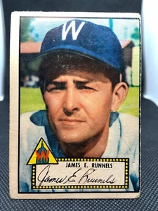 1952 Topps James E Runnels (Pete Runnels) (Black Back) #2 Rookie RC - Picture 1 of 4