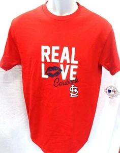 T-shirt St. Louis Cardinals baseball donna manica corta rossa - Foto 1 di 1