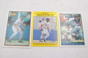 Gary Sheffield - 3 Piece Lot Milwaukee Brewers Baseball Card - Picture 1 of 7